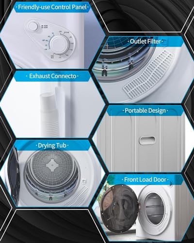 Muhub Portable Washer and Dryer Combo Set