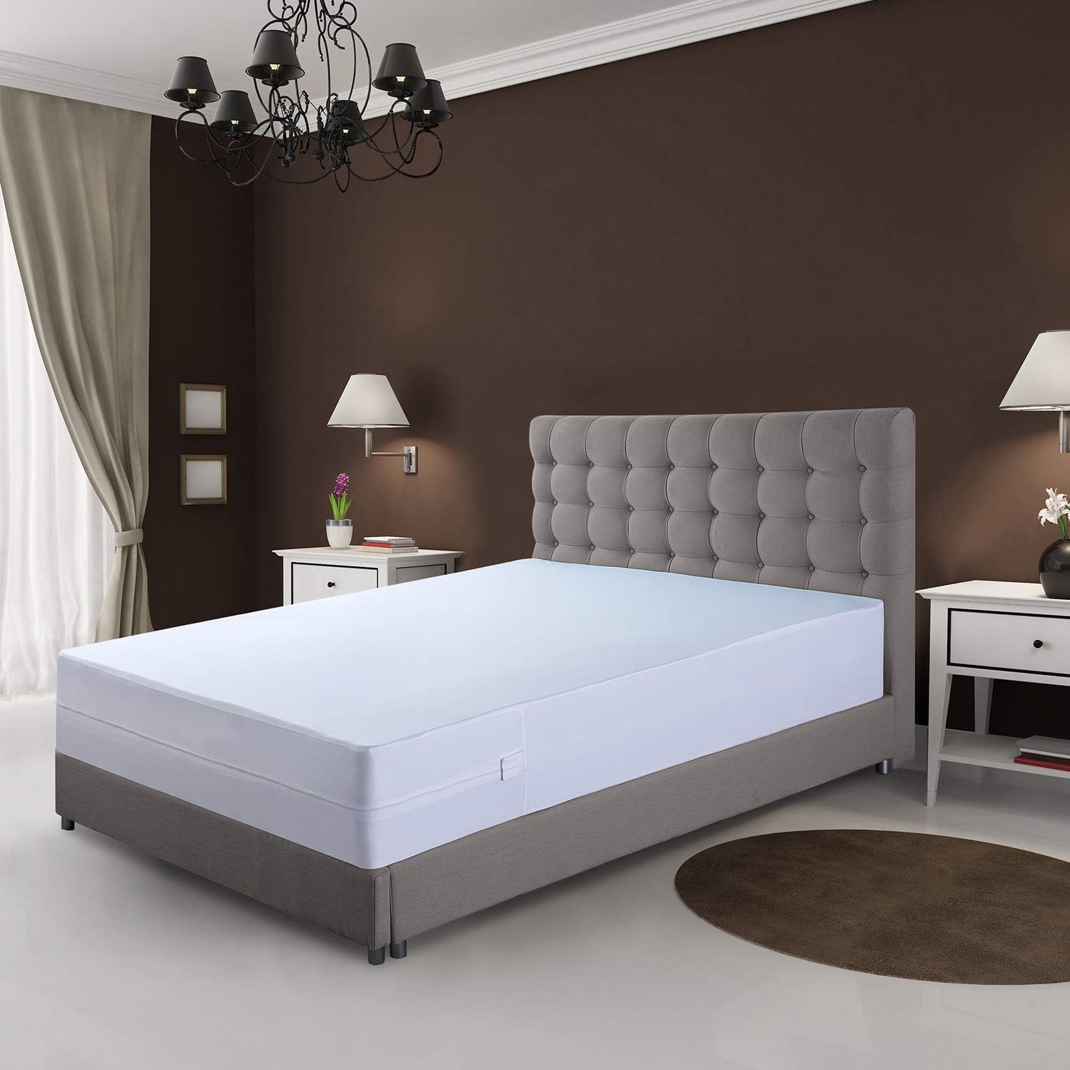 Utopia Bedding Zippered Mattress Encasement Twin XL, 100% Waterproof Mattress Protector, Absorbent, Six-Sided Mattress Cover