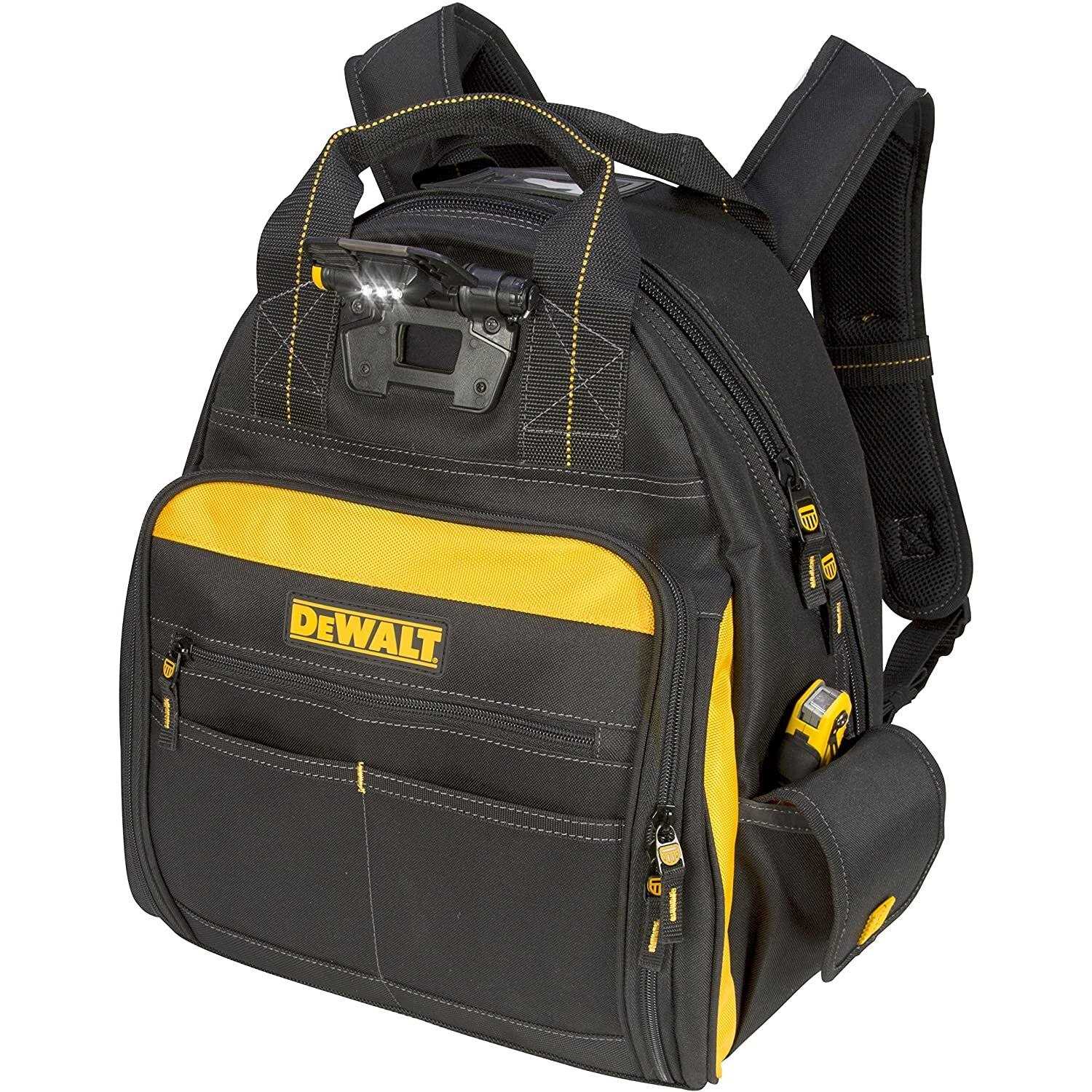 DGL523 DeWalt Lighted Tool Backpack 57
