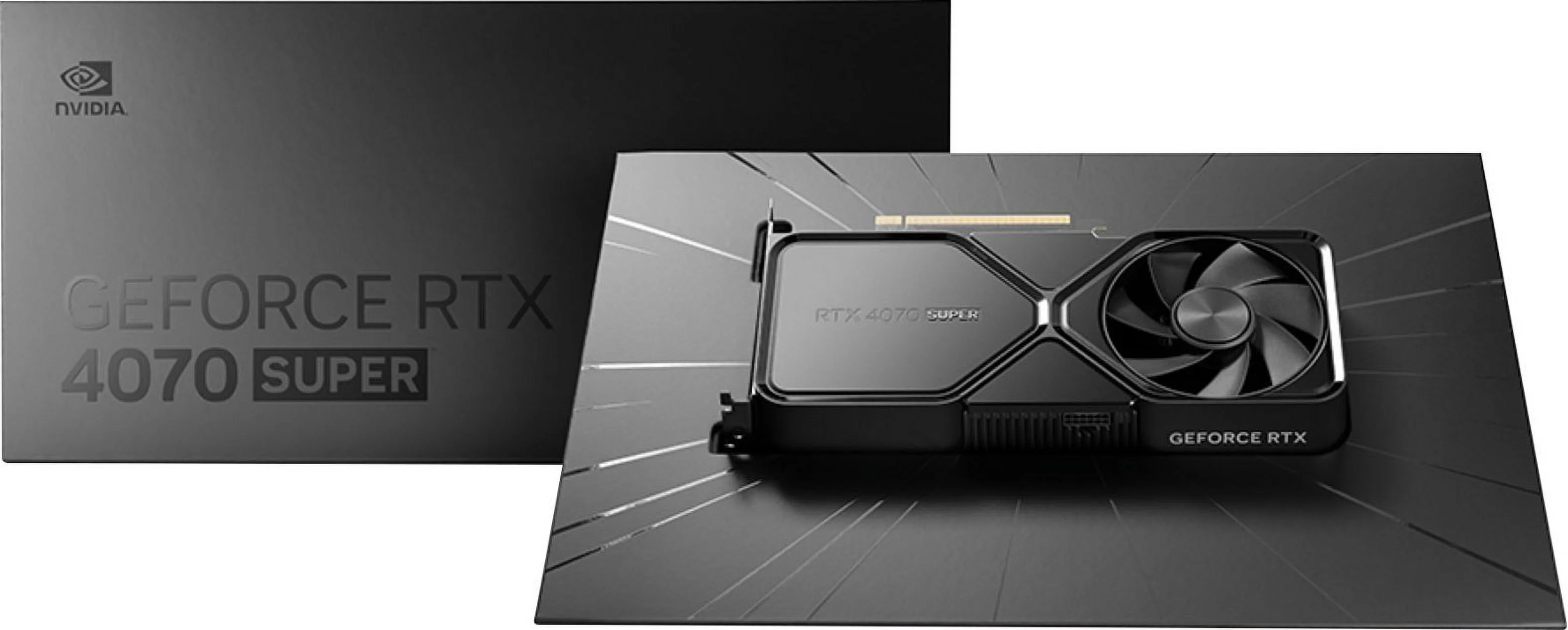 NVIDIA - GeForce RTX 4070 SUPER 12GB GDDR6X Graphics Card - Titanium/Black