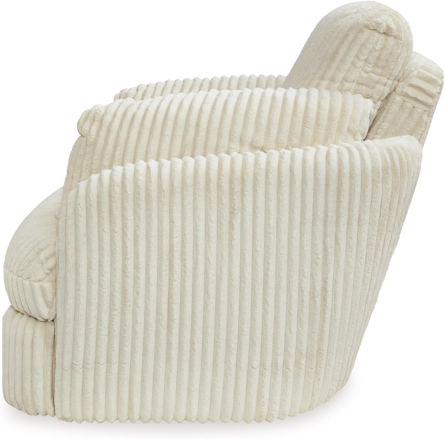 Signature Design by Ashley Tie-Breaker Swivel Glider Recliner, 40" W x 39" D x 37" H, White