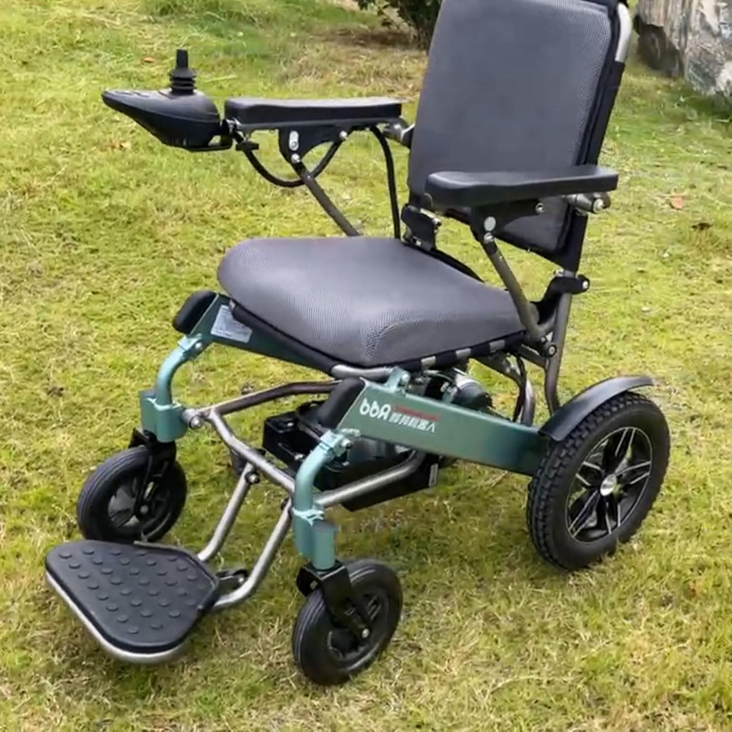 Electric Wheelchairs for Adults, Upgrade Seat Cushion Contains Cooling Gel, with LED Llight and Sidebag, Electric Wheelchairs, Lightweight Electric Wheelchair