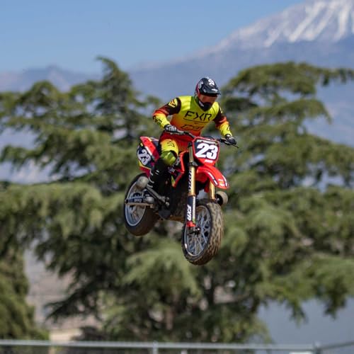 Losi RC Motorcycle Promoto-MX 1/4 Motorcycle Ready-to-Run Battery and Charger Not Included FXR LOS06000T1 Red