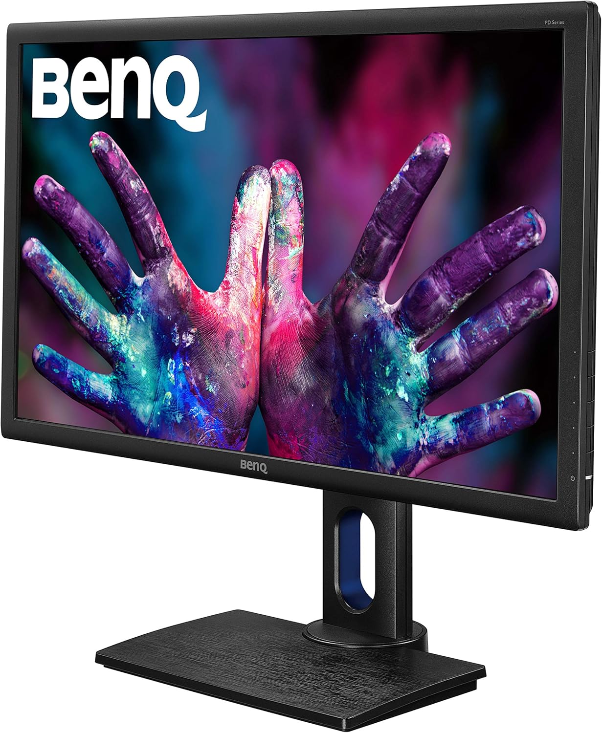BenQ PD2705U 27 inch 4K UHD IPS Monitor USB-C, 99% sRGB and Rec.709, HDR10, Ergonomic Design, Eye-Care, Built-in Speakers