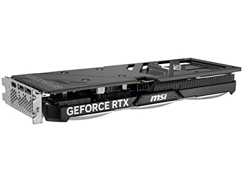 MSI GeForce RTX 4060 Ti Ventus 2X Black 8G OC Graphics Card -NVIDIA RTX 4060 Ti, 8GB GDDR6 Memory, 18Gbps, PCIe 4.0, DLSS3