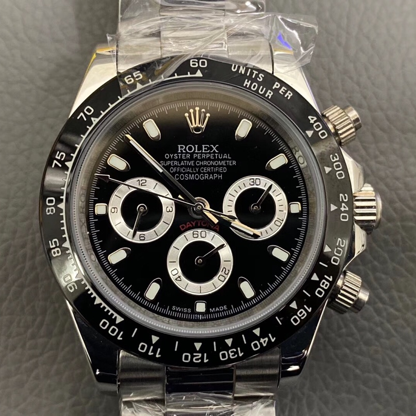 Daytona Siver Classic Panda Black &amp; White Dial 40mm