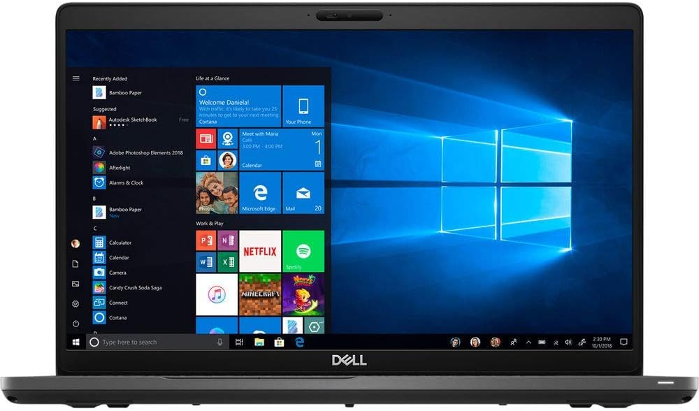 Dell Latitude 5500 15.6'' FHD Business Laptop | Intel 8th Gen i7-8665U Quad Core | 16GB DDR4 | 256GB SSD | Win 10 Pro (Renewed)
