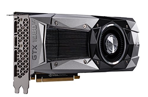 ASUS GeForce GTX 1080 TI 11GB GDDR5X Founders Edition VR Ready 5K HD Gaming HDMI DisplayPort PCIe Graphics Card Graphic Cards GTX1080TI-FE