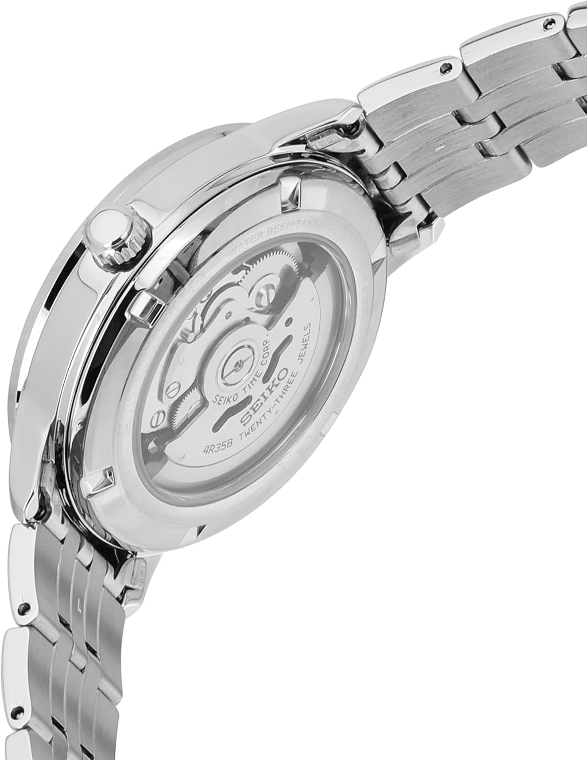 Seiko Men Analog Automatic Watch with Stainless Steel Strap SRPH87K1, Blue, Bracelet