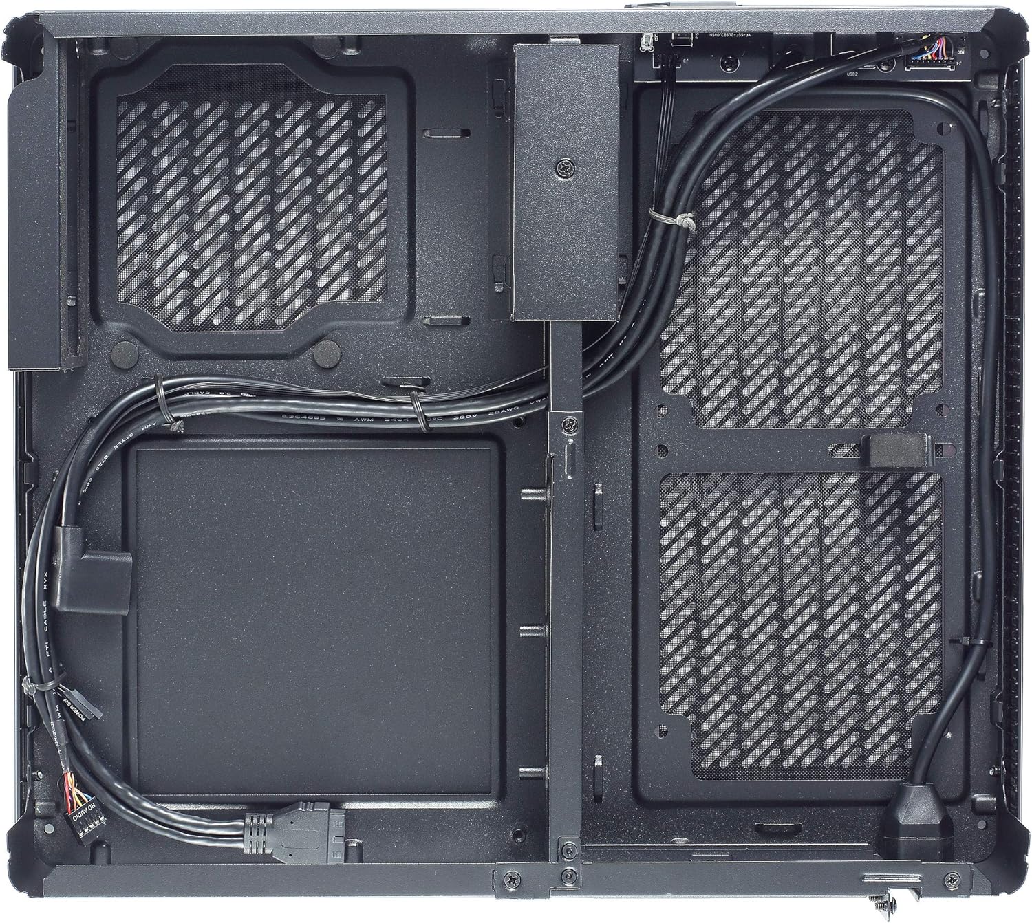 Fractal Design Node 202 Black Mini-ITX Slim Profile Compact Small Form Factor Computer Case with PCIE 3.0 Riser Card