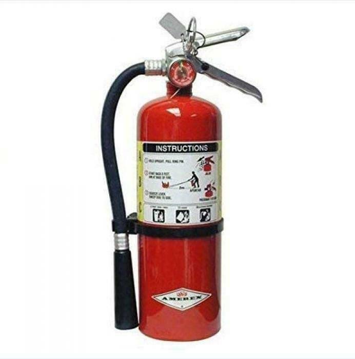 Amerex B500, 5lb ABC Dry Chemical Class A B C Fire Extinguisher, New