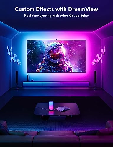 Govee Envisual TV LED Backlight T2 with Dual Cameras, RGBIC Wi-Fi LED Strip Lights for TVs