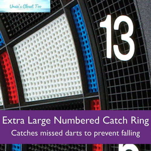 Fat Cat Electronx Electronic Soft Tip Dartboard with Cabinet