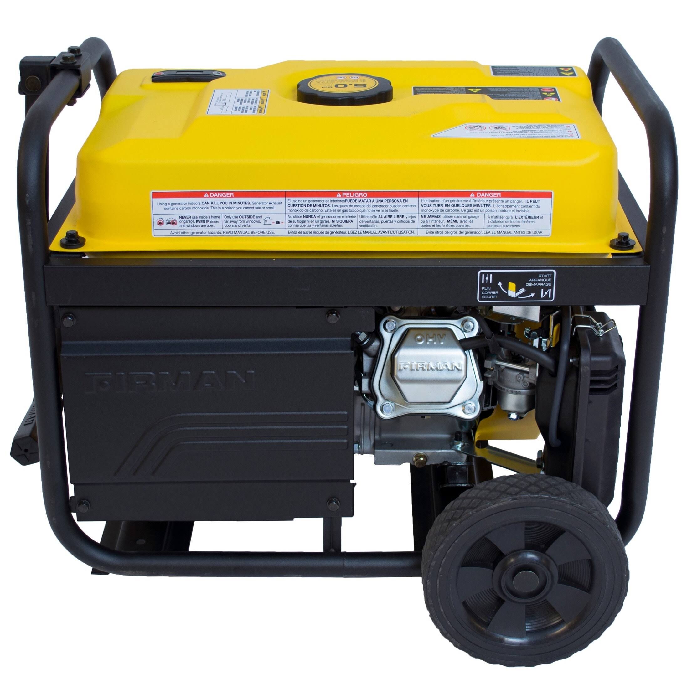 Firman P03608 4550/3650 Watt GAS Remote Start Generator Carb