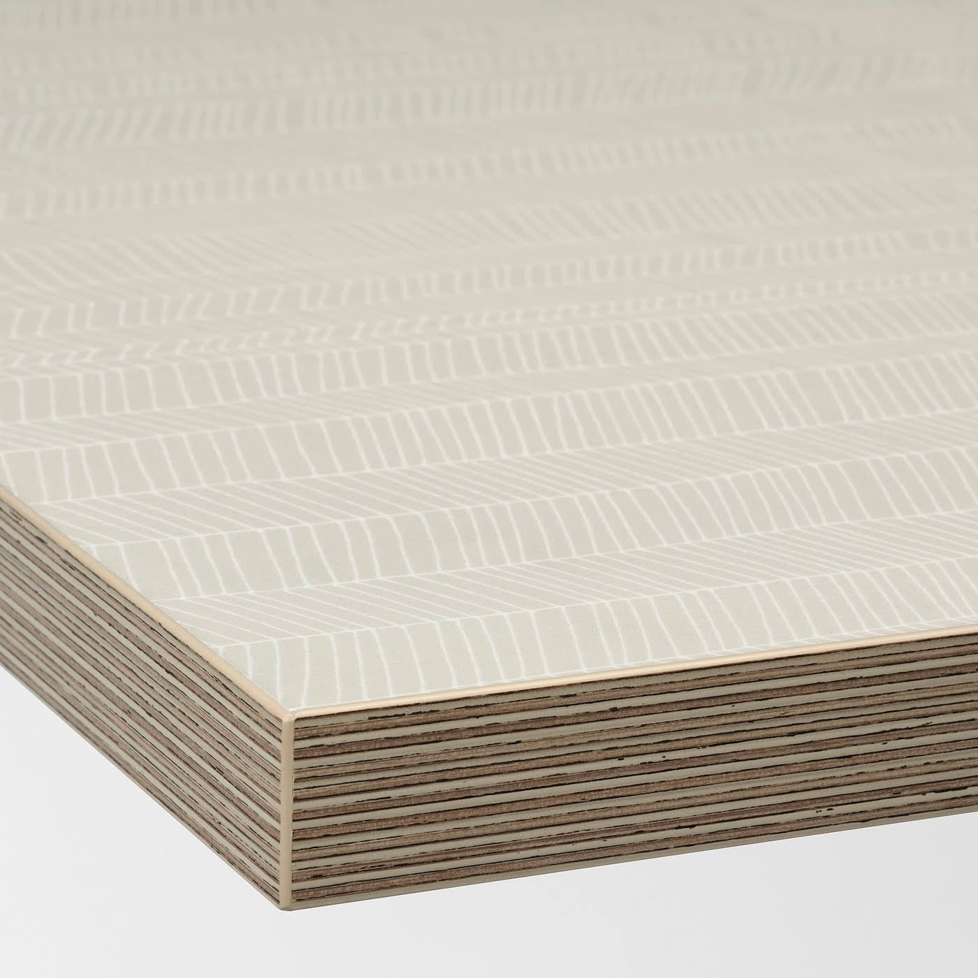 IKEA - EKBACKEN Countertop, Matte beige/patterned Laminate, 74x1 1/8