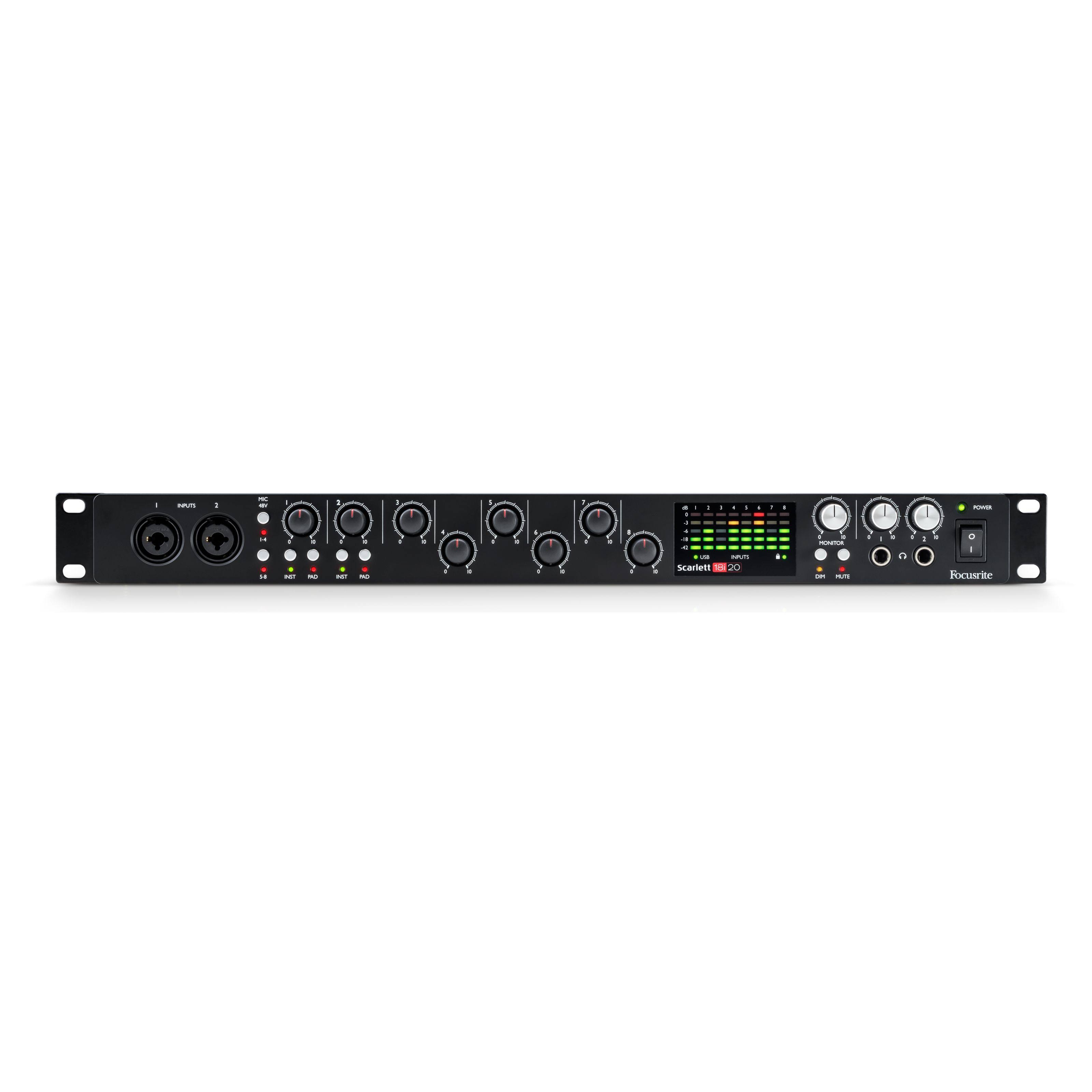 Focusrite - Scarlett 18i20 2nd Gen USB Audio Interface