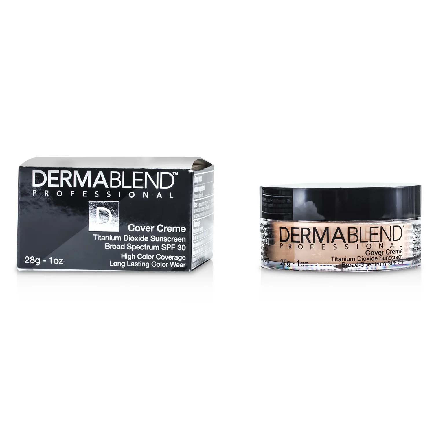Dermablend Cover Creme Broad Spectrum SPF 30 (High Color Coverage) - Cool Beige  28g/1oz