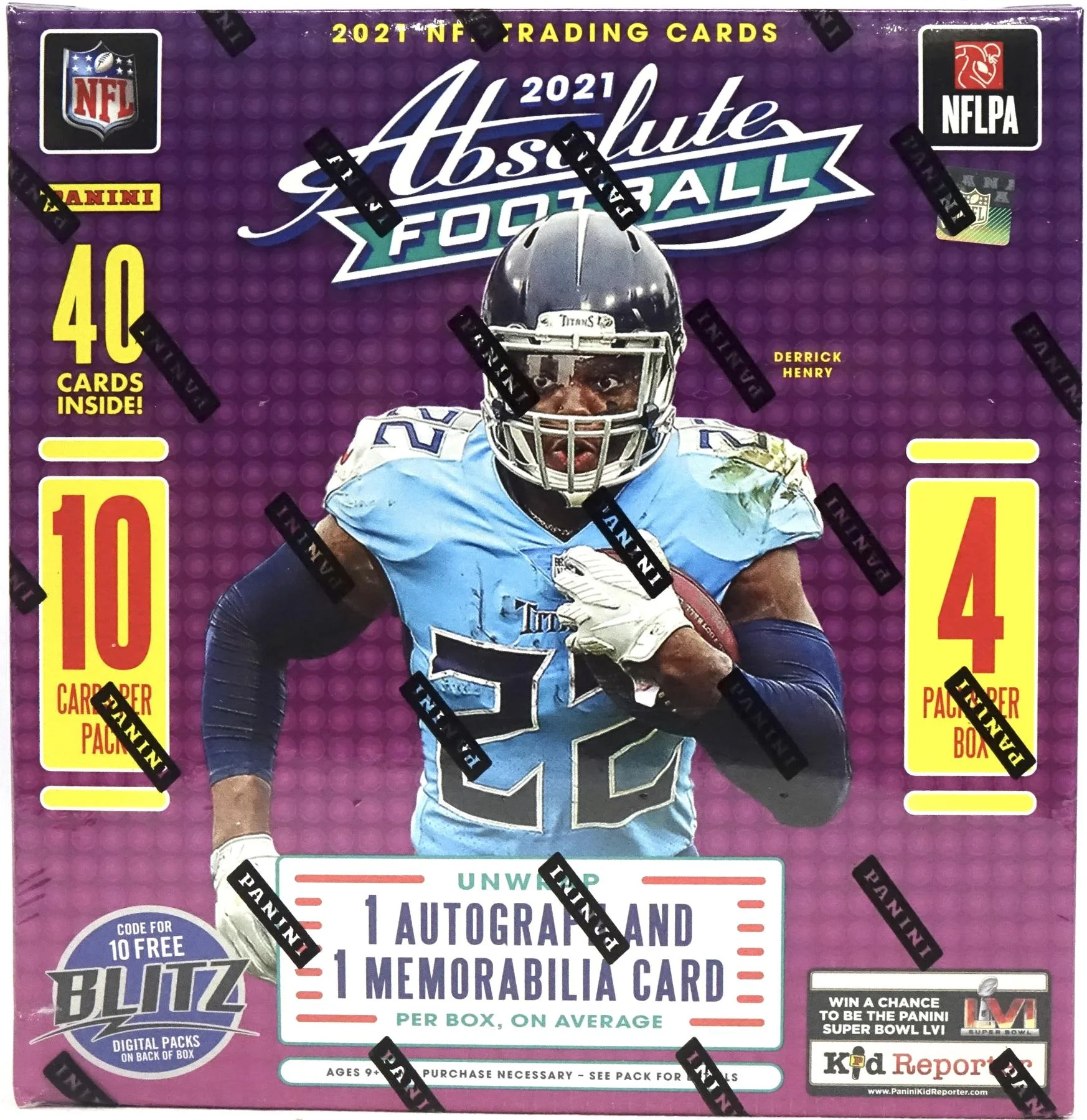 2021 Panini Absolute Football Mega Box Fanatics Exclusive Teal Parallels