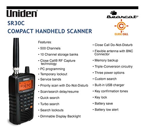 Uniden Bearcat Scanners and Alarm Clock Bundle
