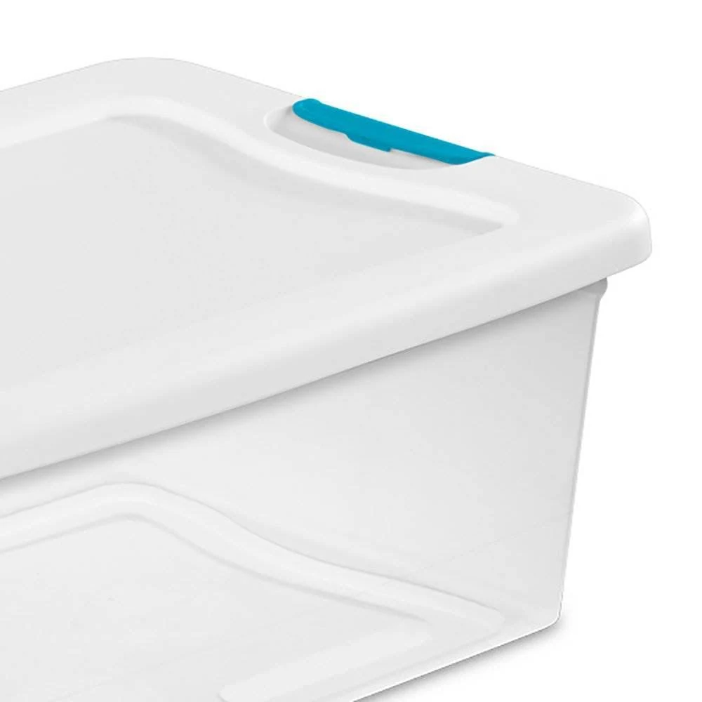 Sterilite 15-Qt. Clear Stackable Latching Storage Box Container (96 Pack)