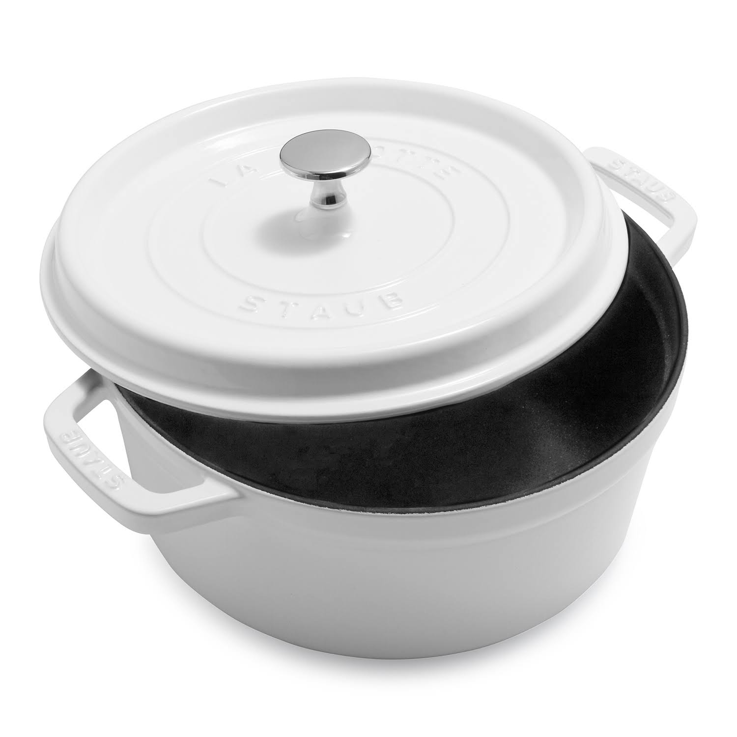 Staub Cast Iron 4-Quart Round Cocotte - Dark Blue
