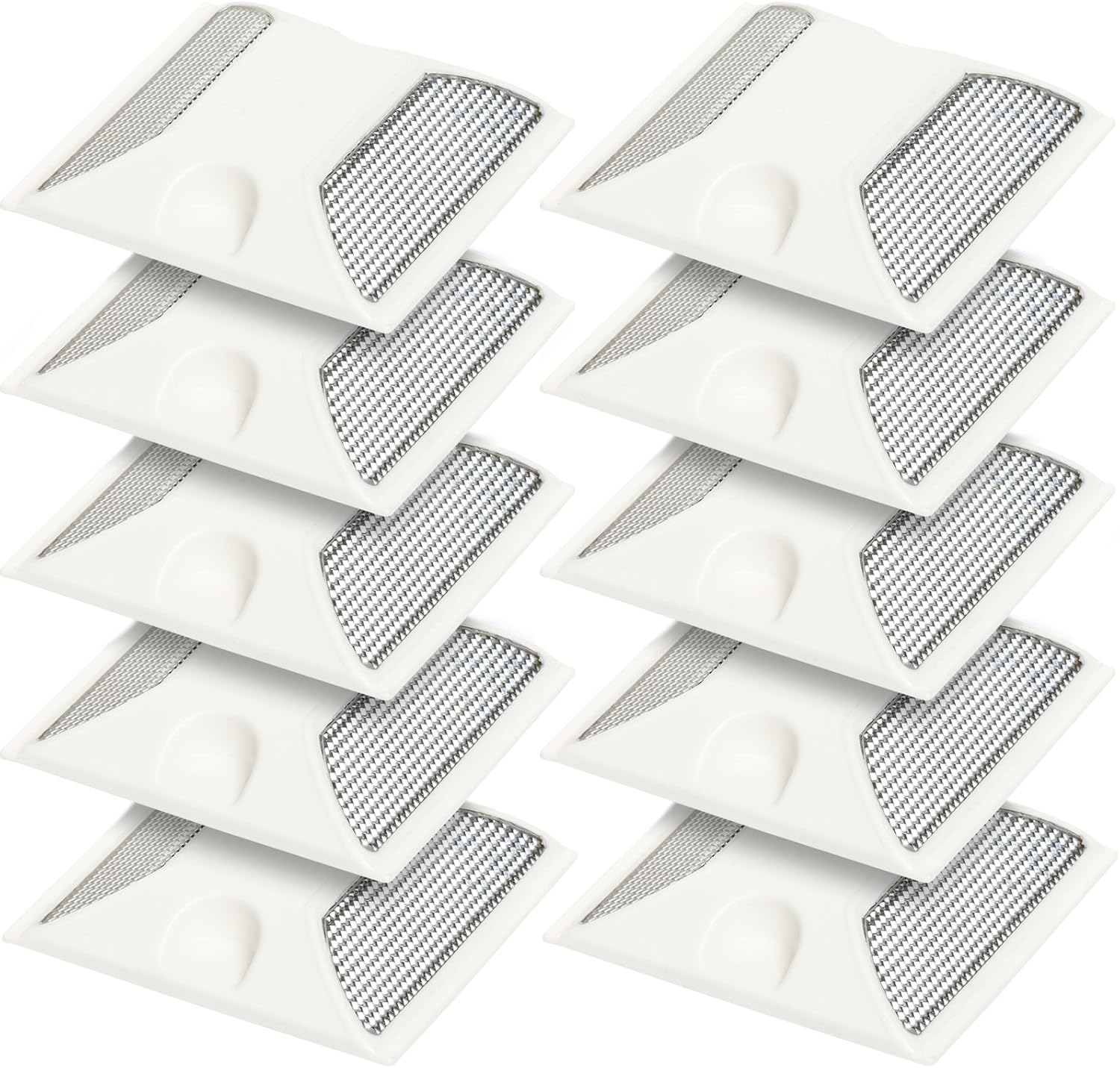 20 Pack Commercial Reflective Road Pavement and Driveway Marker (Yellow)