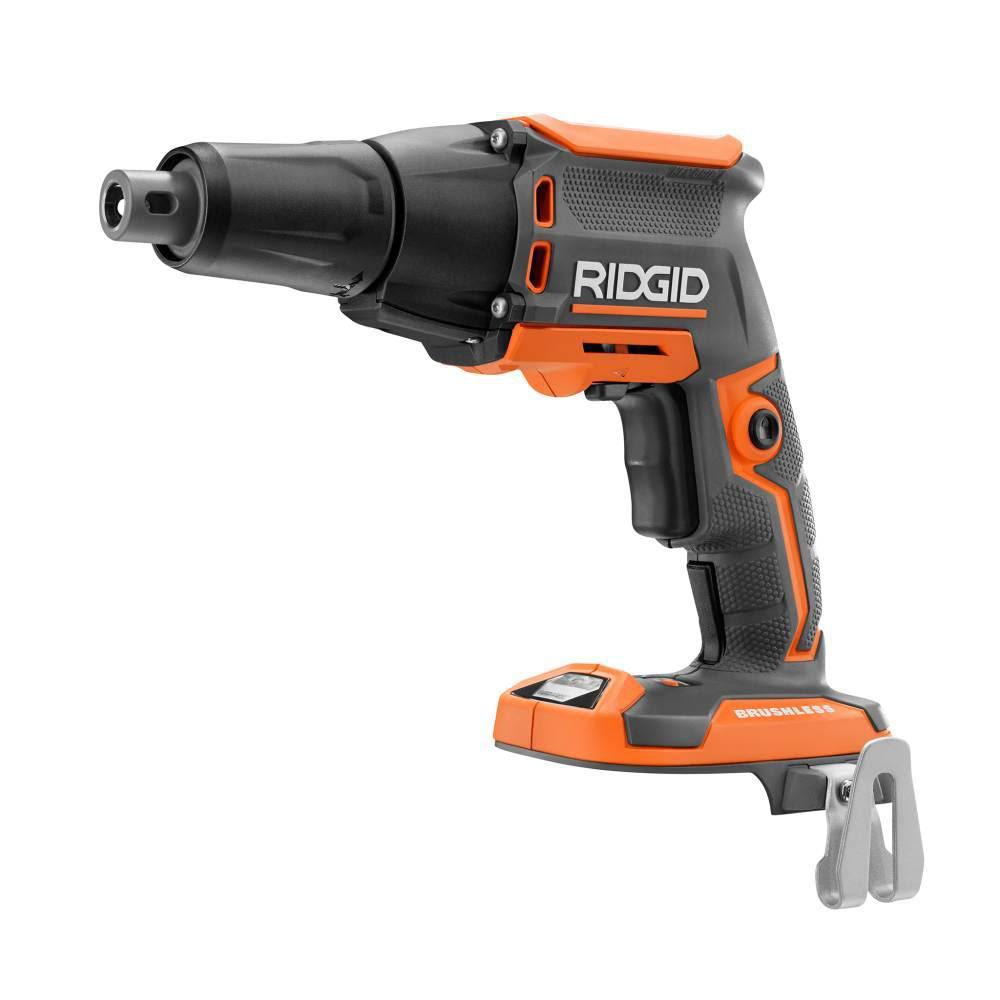 Ridgid Drywall Screwdriver 18 Volt Cordless Brushless Collated Attachment Tool Only