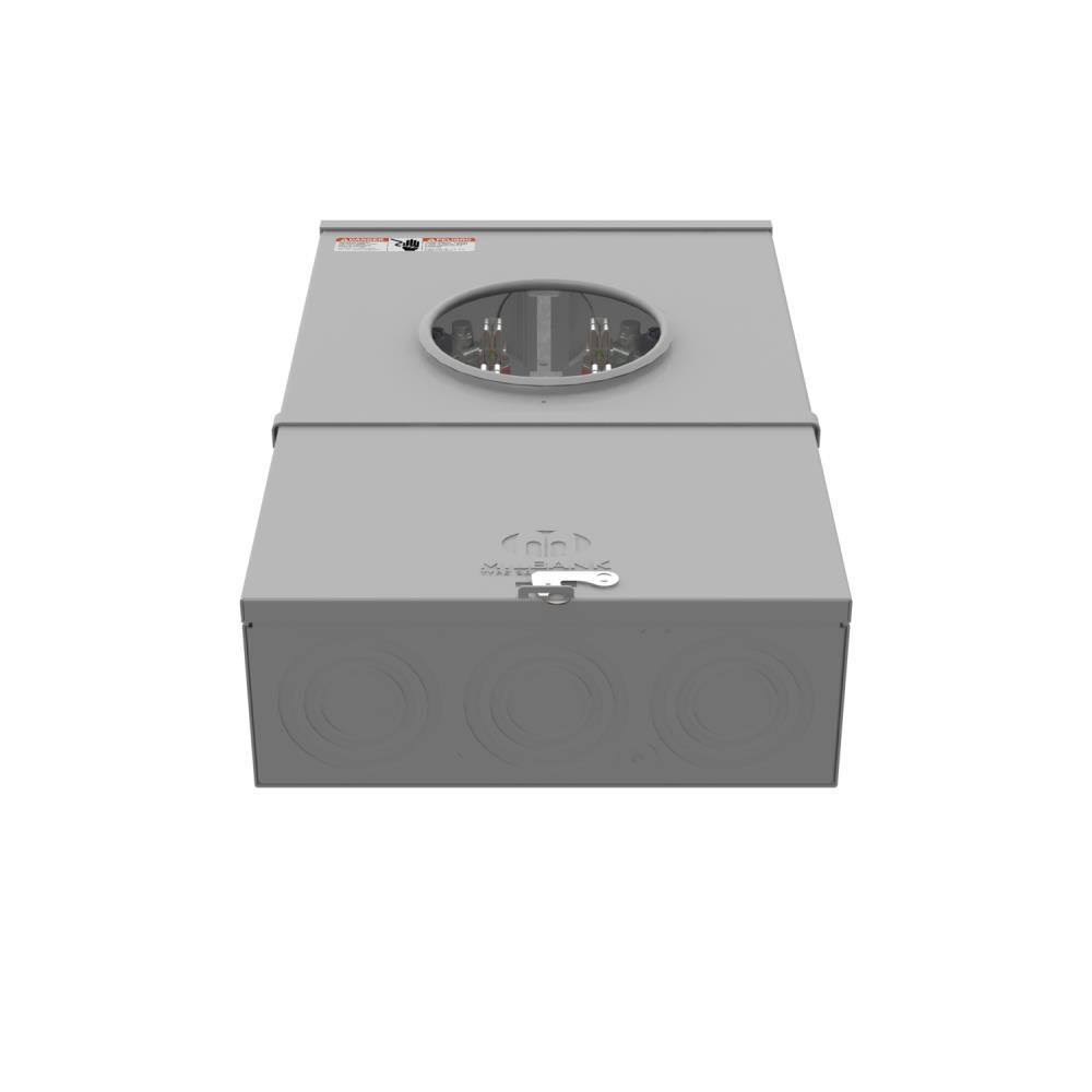 Milbank 200 Amp 4-Terminal Ringtype Link Bypass Overhead/Underground Meter Socket