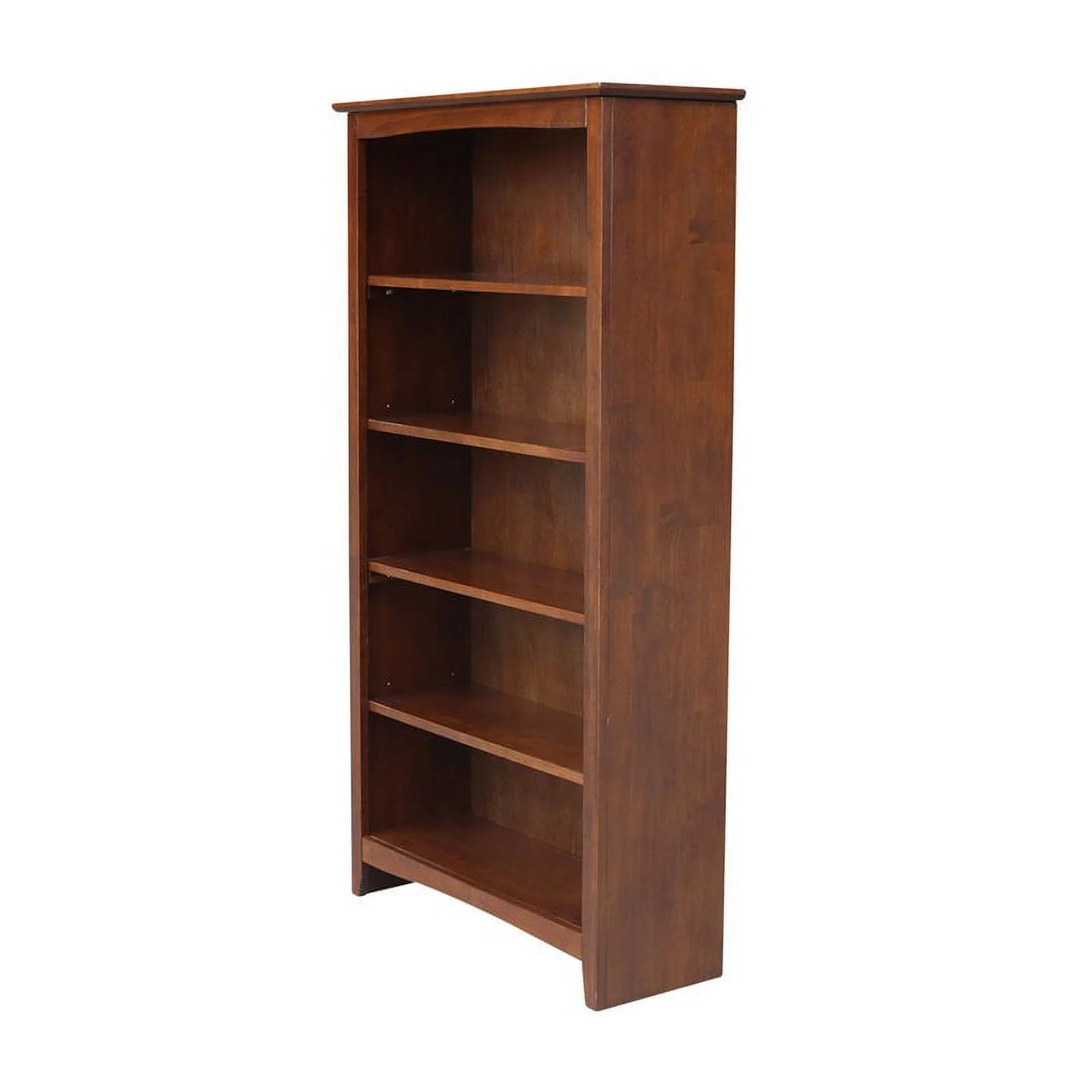 International Concepts Solid Wood Shaker Bookcase, 60 in H