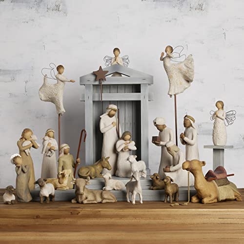 Willow Tree Nativity Premier plus Elevated Angels, 25-piece set