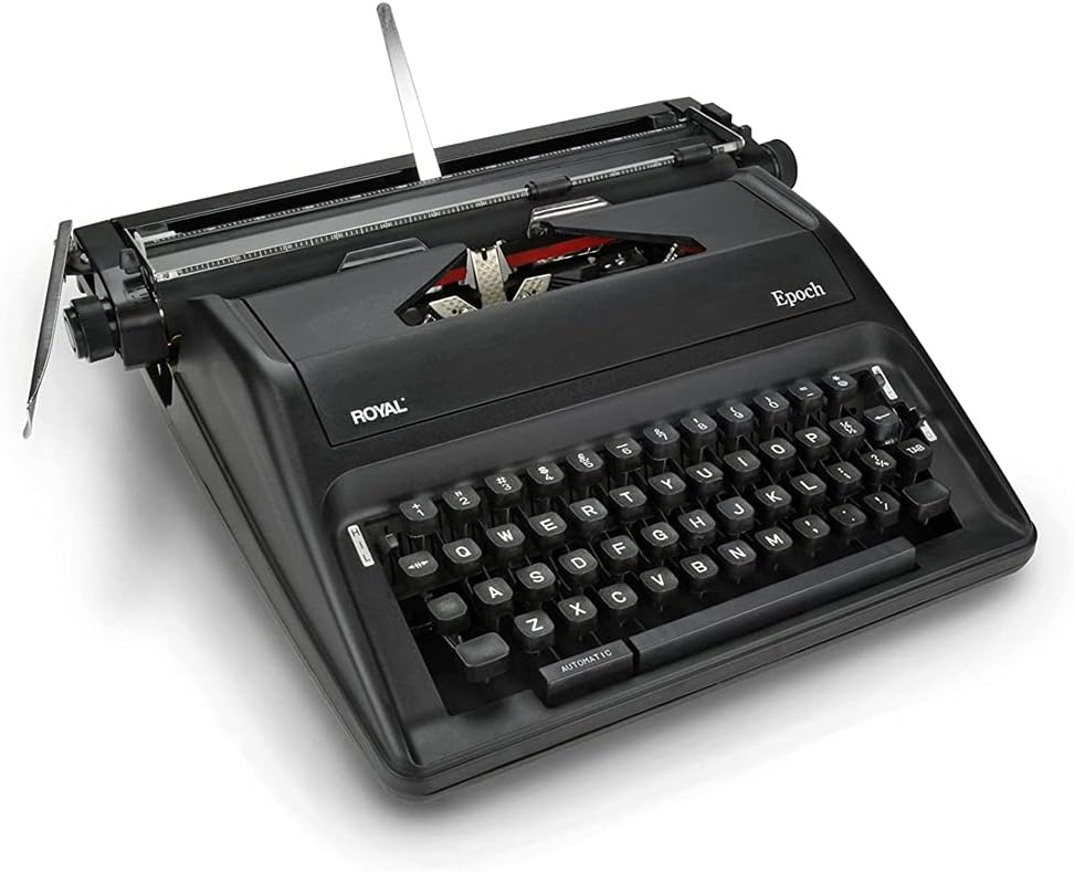 Manual Typewriter black