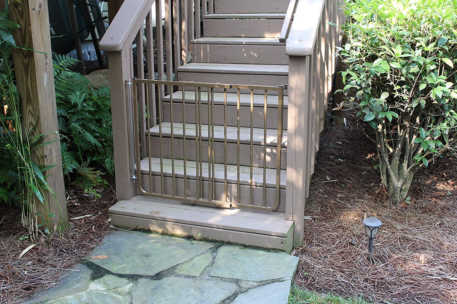 Cardinal Gates SS30OD-BR Stairway Special Outdoor Safety Gate, Brown