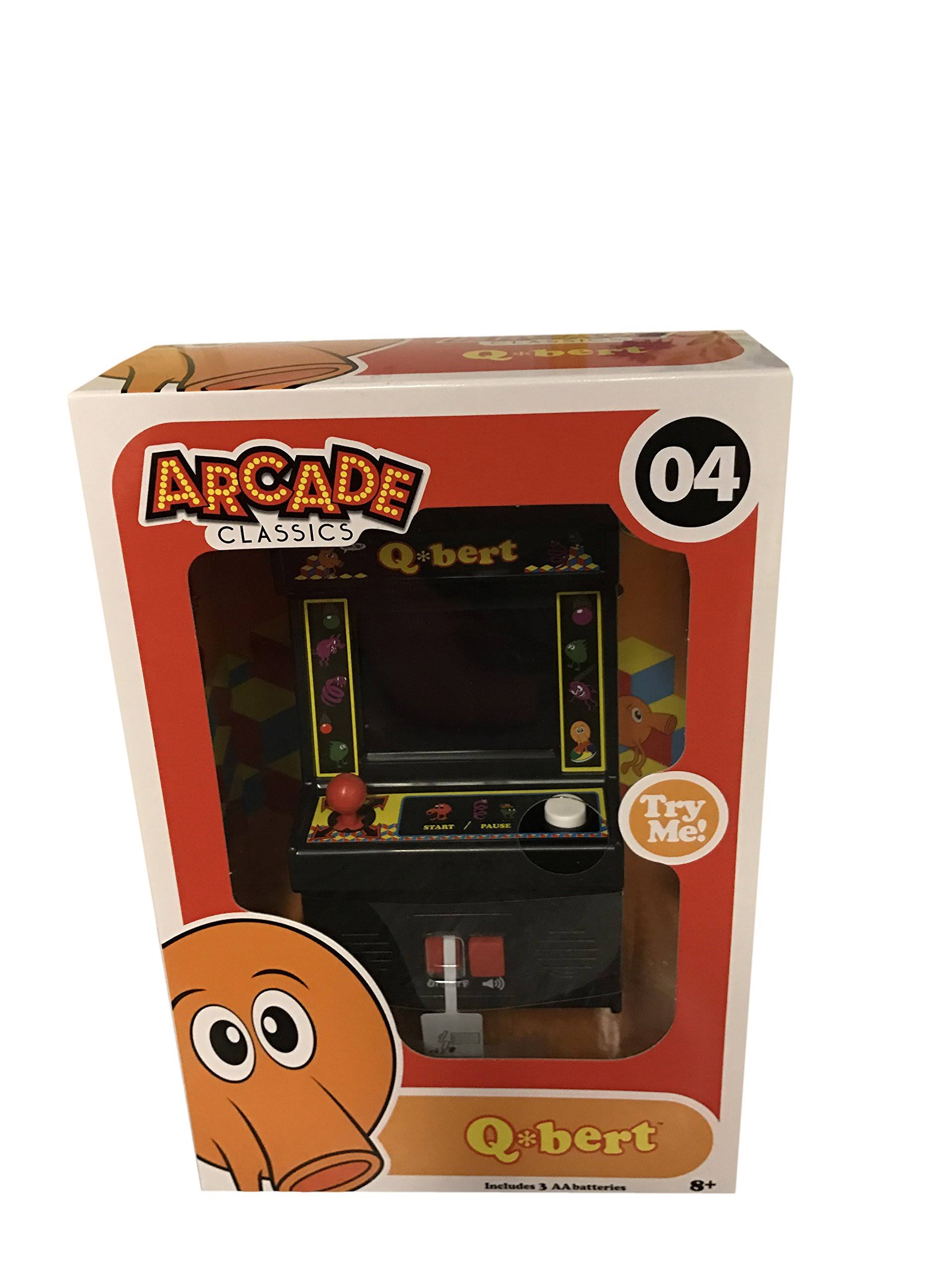 Qbert Classic Mini Arcade Game, Size: Large