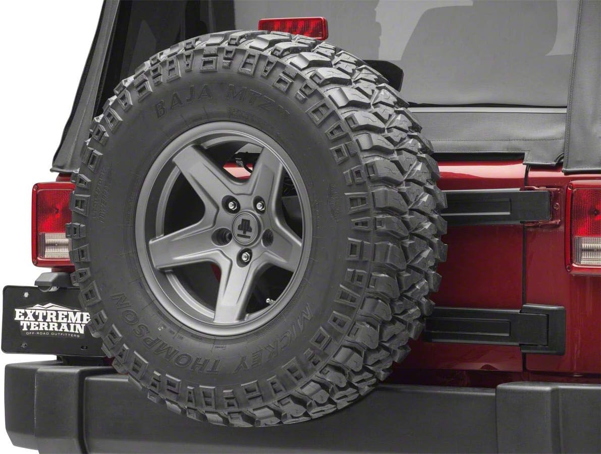 Raxiom Adjustable Rear Vision Camera Compatible with Aftermarket Radios Compatible with 07-18 Jeep Wrangler JK