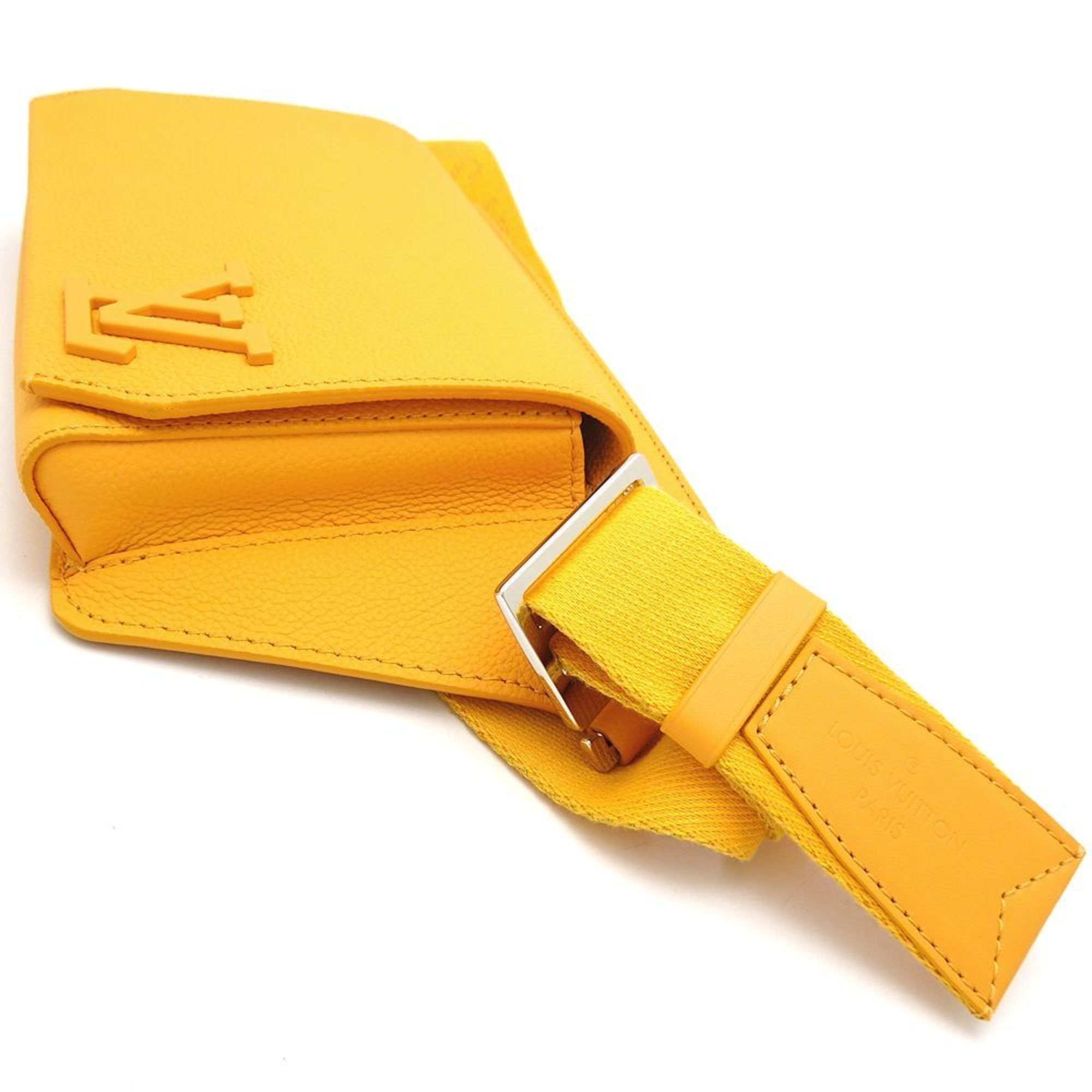 Pre-Owned LOUIS VUITTON Takeoff Sling M21419 Body Bag 2022 Fall/Winter New Saffron 151666 (Like New)