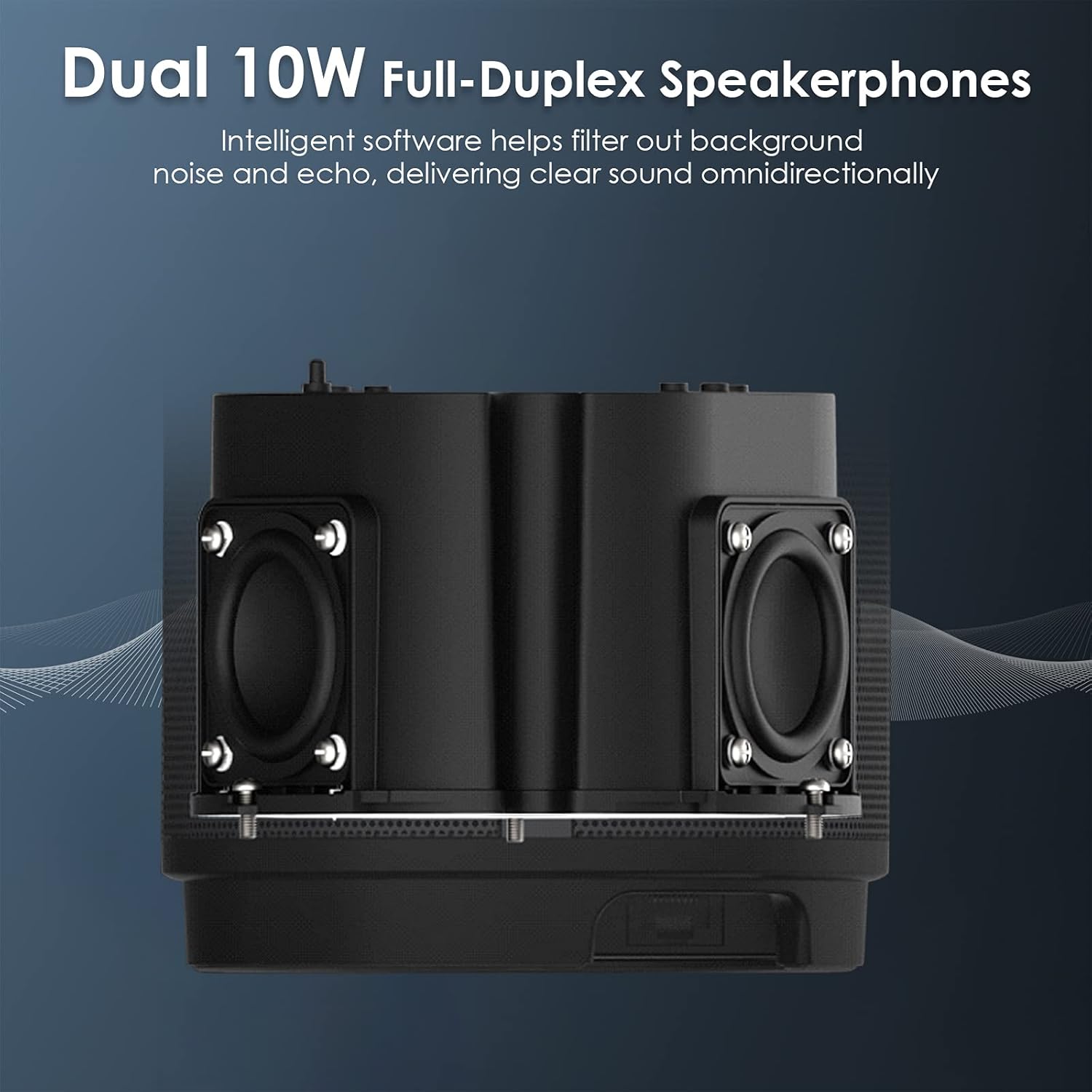 NexiGo Meeting 360, 8K Captured AI-Powered Framing & Speaker Tracking, 1080p HD 360-Degree Smart AIO Video Conference Camera, 8 Noise-Cancelling Microphones, and Speaker