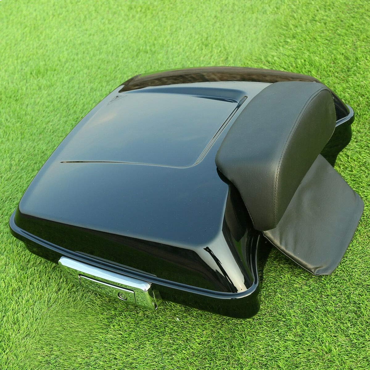 TCT-MT Razor Tour Pak Pack Trunk &Backrest Pad Fit For Harley 2014-2020 Electra Glide FLHT, Road King FLHR, Street Glide FLHX Special FLHXS, CVO Limited FLHTKSE; Road Glide FLTRX 2015-2020 Vivid Black