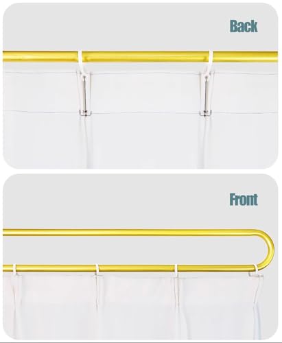 2 Pack Curtain Divider for Room Separation with Metal Pole, Home Commercial Partition Privacy Screen Fabric Curtains Panels, Beauty Bed Curtain Support Frame Pull Curtain(Beige,L 230cm/7.5ft)