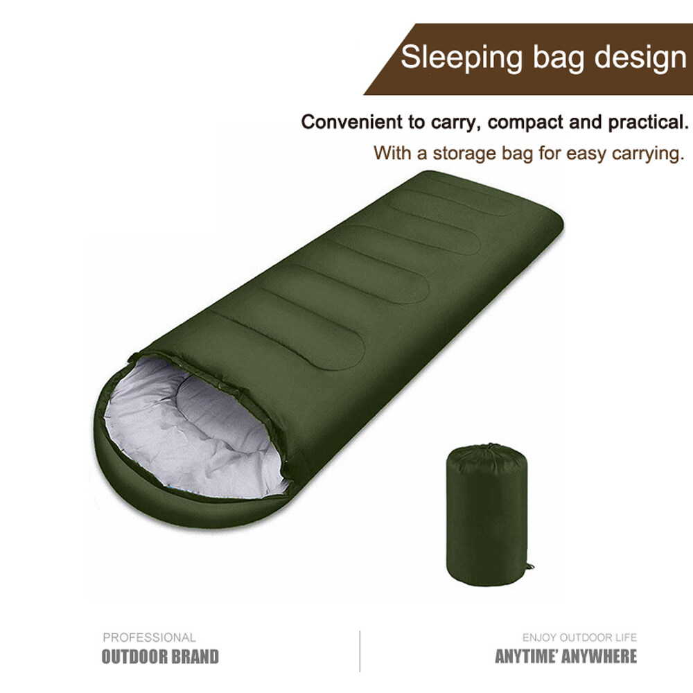 Outdoor Sleeping Bags Portable Warming Sleeping Bag Light-weight Cotton Sleeping Bag for Winter Camping Travel Hiking