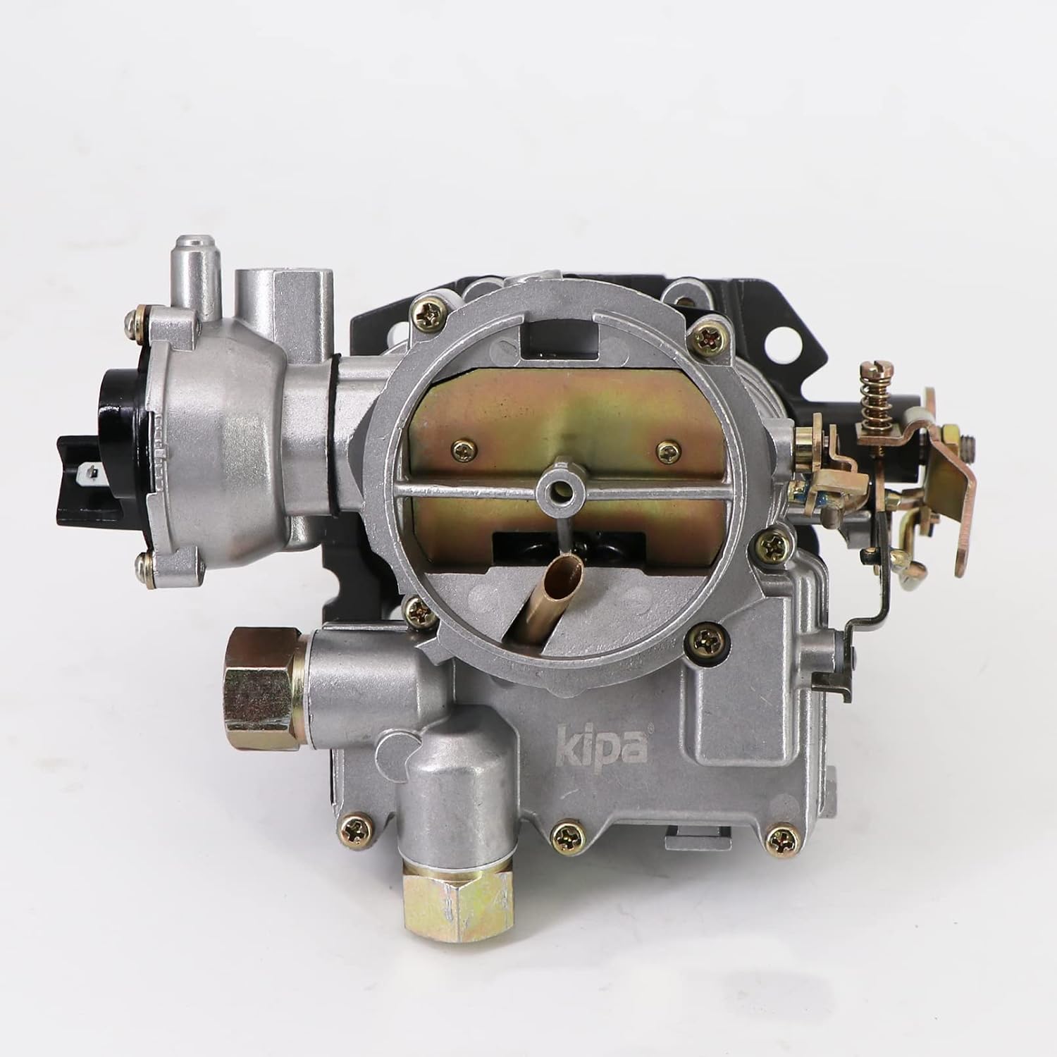 kipa Carburetor for Mercruiser Marine 4-Cylinder 2.5L 3.0L 2 Barrel Rochester 3310-807504A1 Side Fuel Inlet with Electric Choke