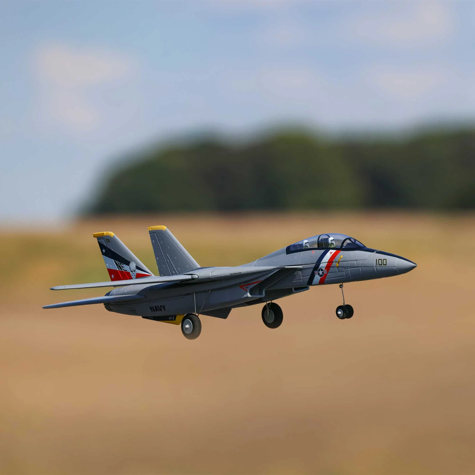 E-flite RC Airplane F-14 Tomcat Twin 40mm EDF BNF Basic Transmitter Battery and Charger Not Included EFL01450 Airplanes B&F Electric