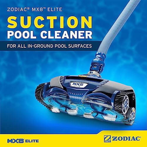 Zodiac MX8 Suction Pool Cleaner for All In-Ground Pool Surfaces, 39 ft reach, Excellent Traction for All Surfaces