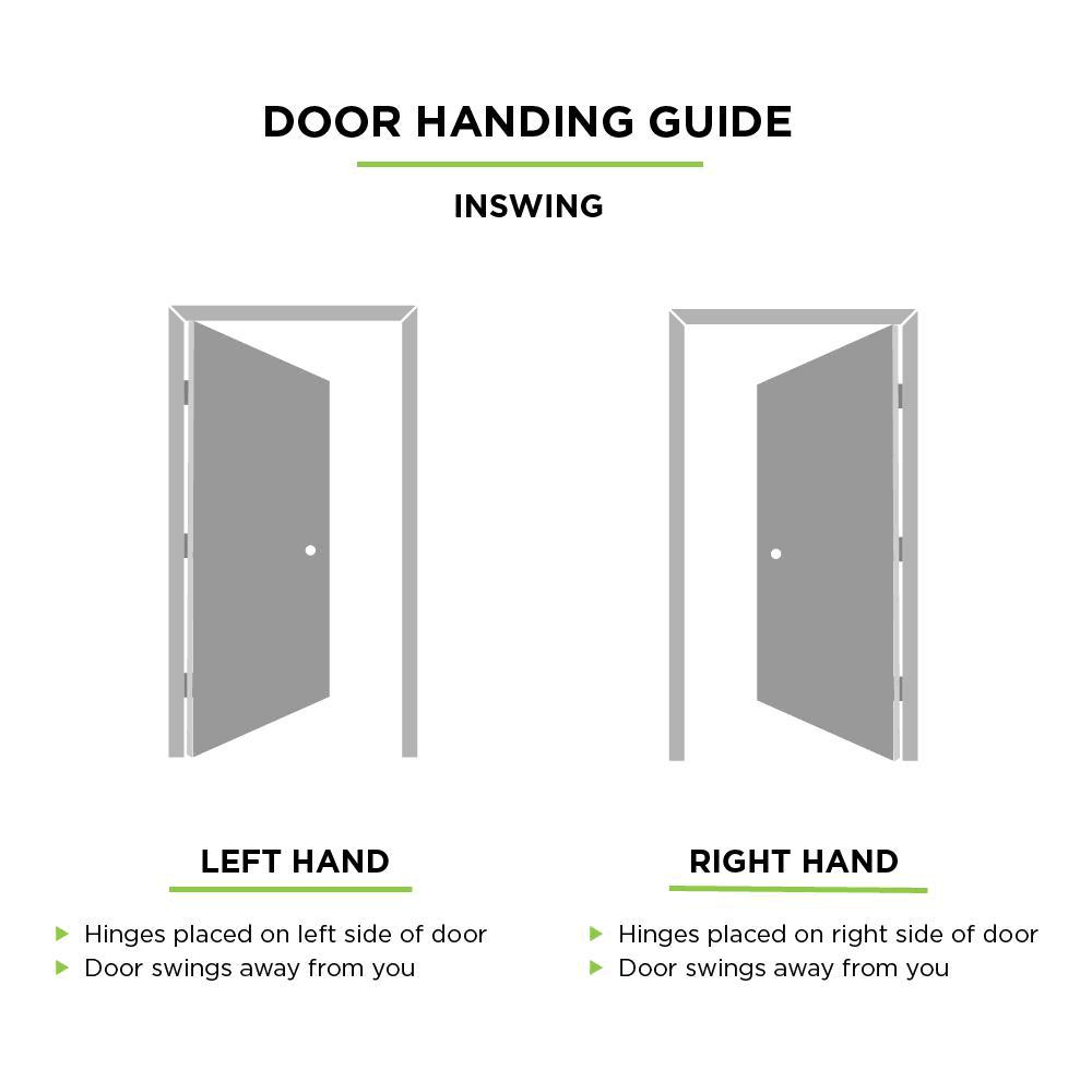 Masonite 36 in. x 80 in. Full Lite Jet Black Left Hand Inswing Painted Smooth Fiberglass Prehung Front Exterior Door w/ Brickmol