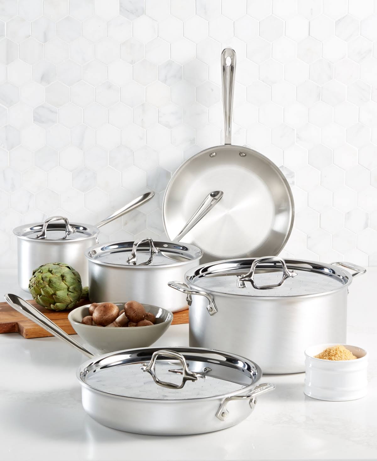 All-Clad Master Chef 9-Pc. Cookware Set