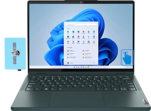 Lenovo Yoga 6 Home & Business 2-in-1 Laptop (AMD Ryzen 7 7730U 8-Core, 16GB RAM, 512GB SSD, AMD Radeon, 13.3" 60 Hz Touch Wide UXGA (1920x1200), Fingerprint, Wifi, Win 11 Home) with Dockztorm Hub