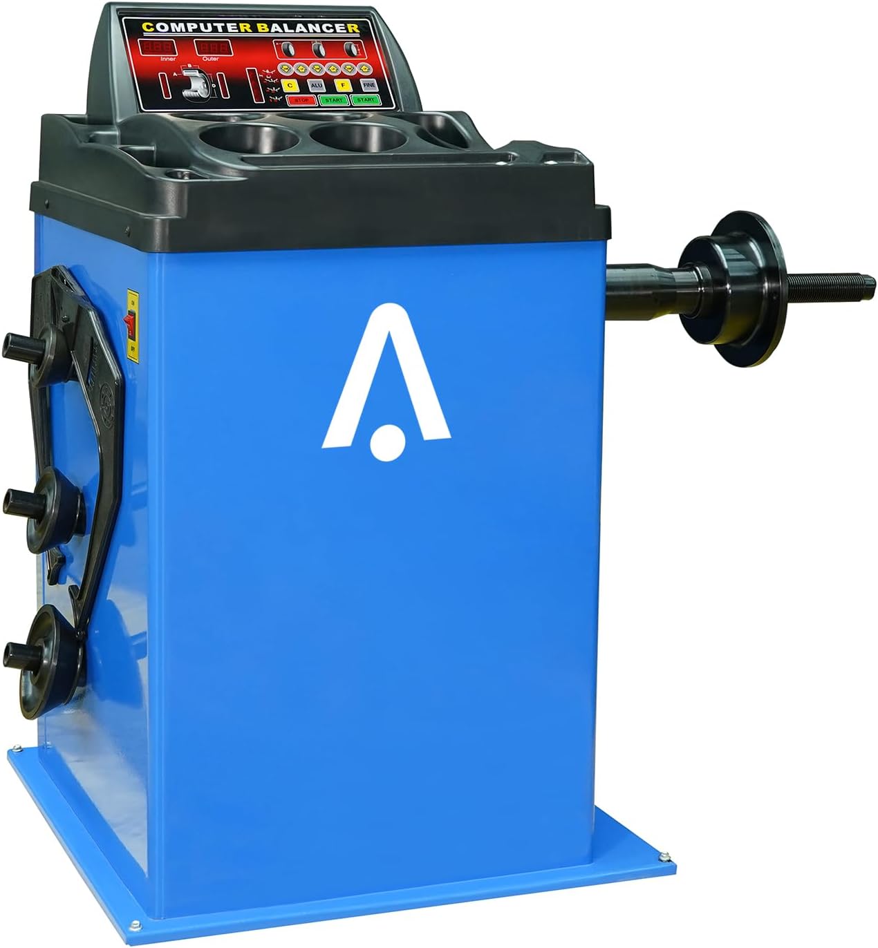Acekool 1.5HP Tire Changer Machine, Pneumatic Tilt-back Automatic Tire Machine & Balancer Combo, Rim Clamp 10″-24″, Tire Bead Breaker 41.3″(1050mm), 1.5HP Tire Changer for Motorcycle, Car, Truck
