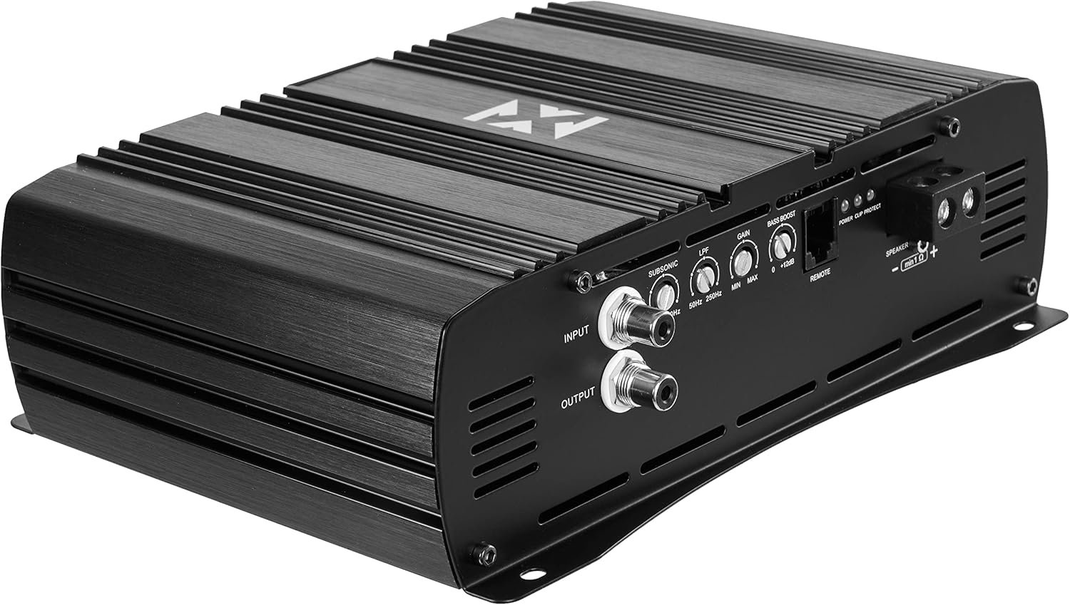 NVX XAD41 1200W RMS 1-OHM Stable Full Bridge Class D High Power Competition Full Range Bridgeable 4-Channel Car Audio MOSFET Amplifier