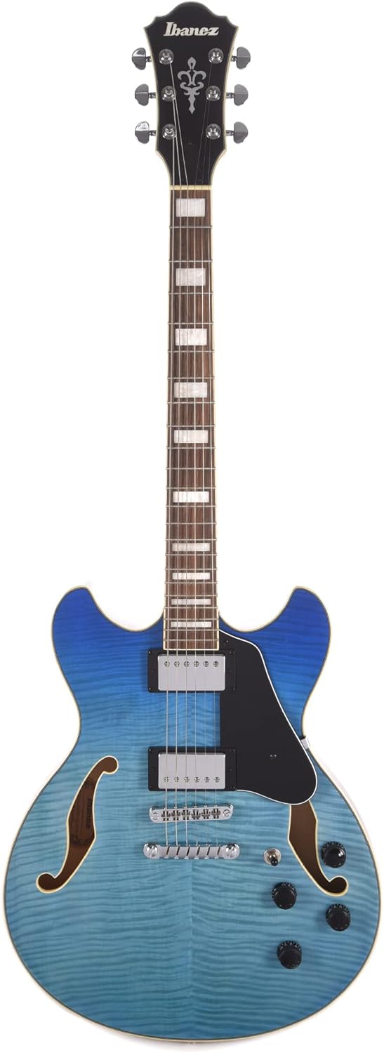 Ibanez AS73FM Artcore Azure Blue Gradation Semi-Hollow Body
