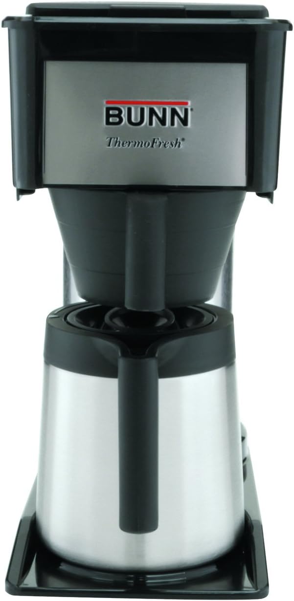 BUNN BT BT Speed Brew 10-Cup Thermal Carafe Home Coffee Brewer, Black