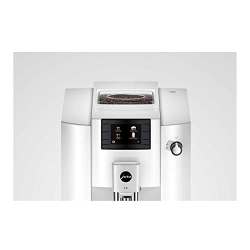 Jura E6 Automatic Coffee Center (Piano White)